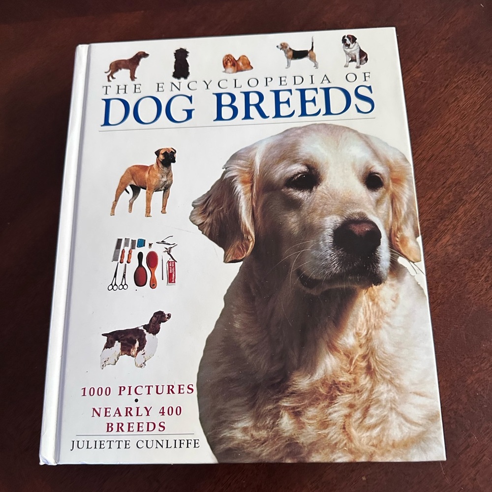 Encyclopedia of Dog Breeds Vtg 2001 Large Hardcover Book